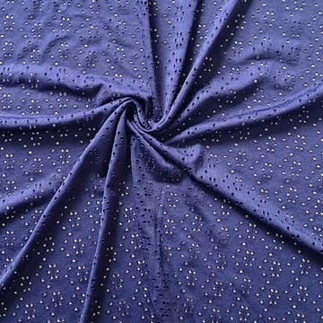 La Fabrique A DeDeuh - Bandeau petit nœud en jersey Ajouré Broderie Anglaise extensible – adulte