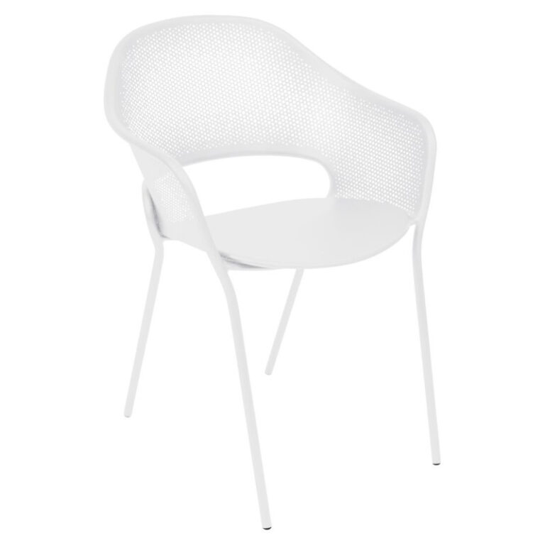 FERMOB - Fauteuil avec accoudoirs bridge FERMOB Kate en métal - 25 coloris