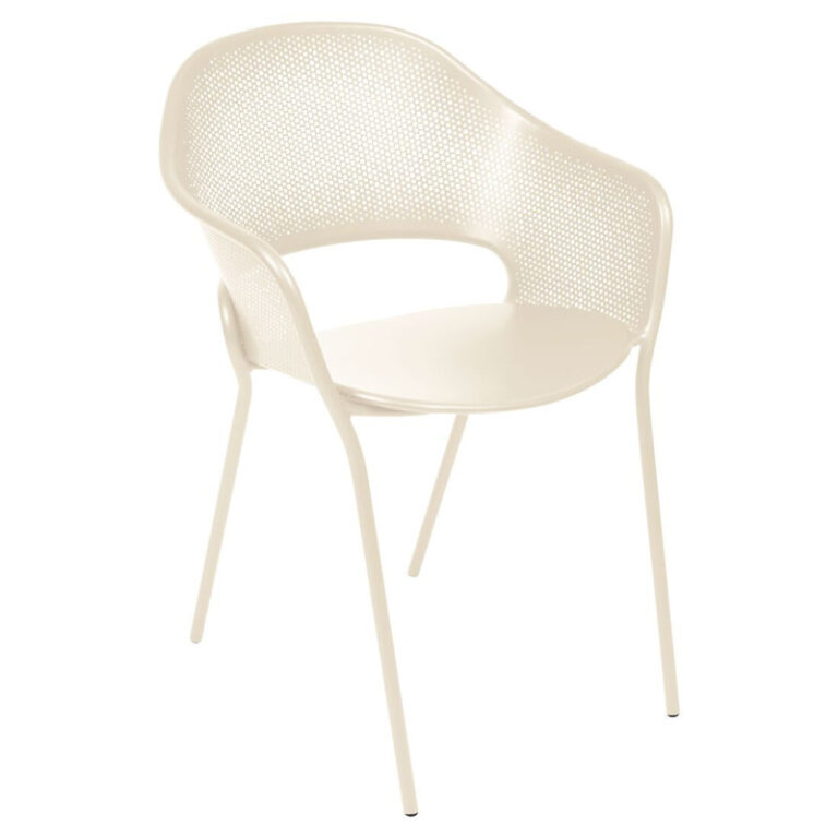 FERMOB - Fauteuil avec accoudoirs bridge FERMOB Kate en métal - 25 coloris
