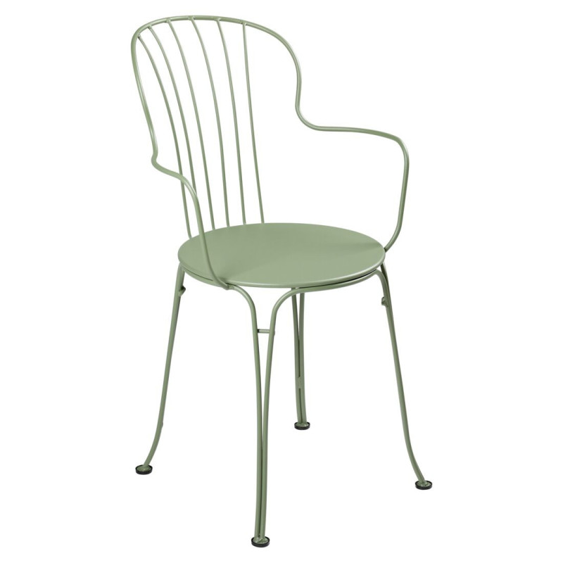 fauteuil avec accoudoirs bridge fermob opera en metal 25 coloris FERMOB - Fauteuil avec accoudoirs bridge FERMOB Opéra+ en métal - 25 coloris