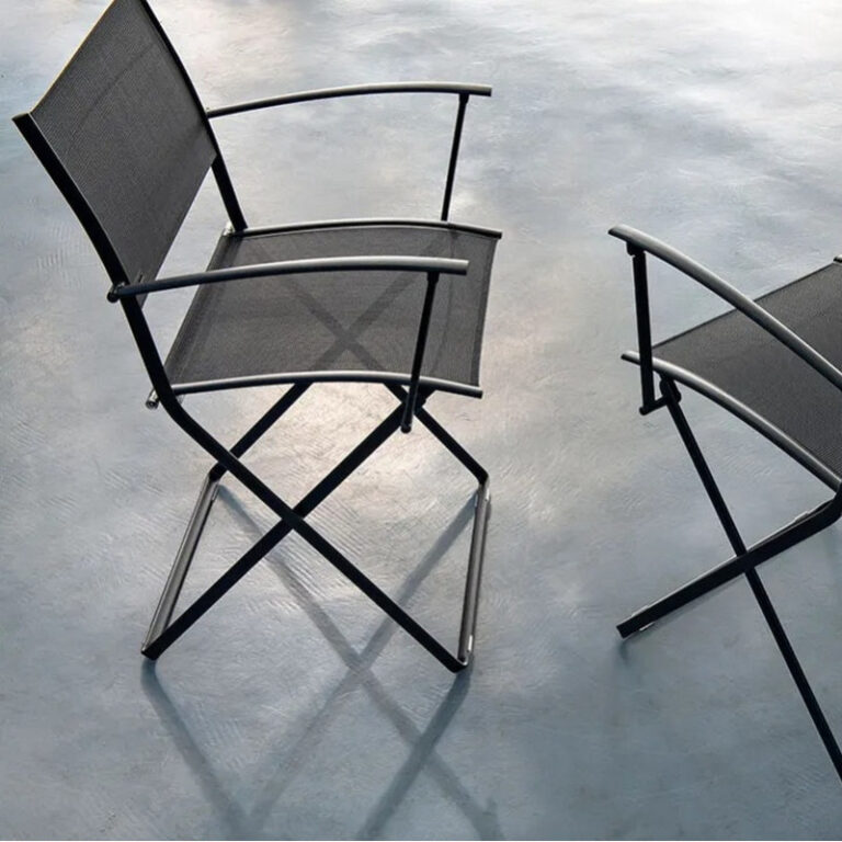 fauteuil avec accoudoirs bridge fermob plein air en metal 9 coloris FERMOB - Fauteuil pliant avec accoudoirs bridge FERMOB Plein air en métal - 9 coloris