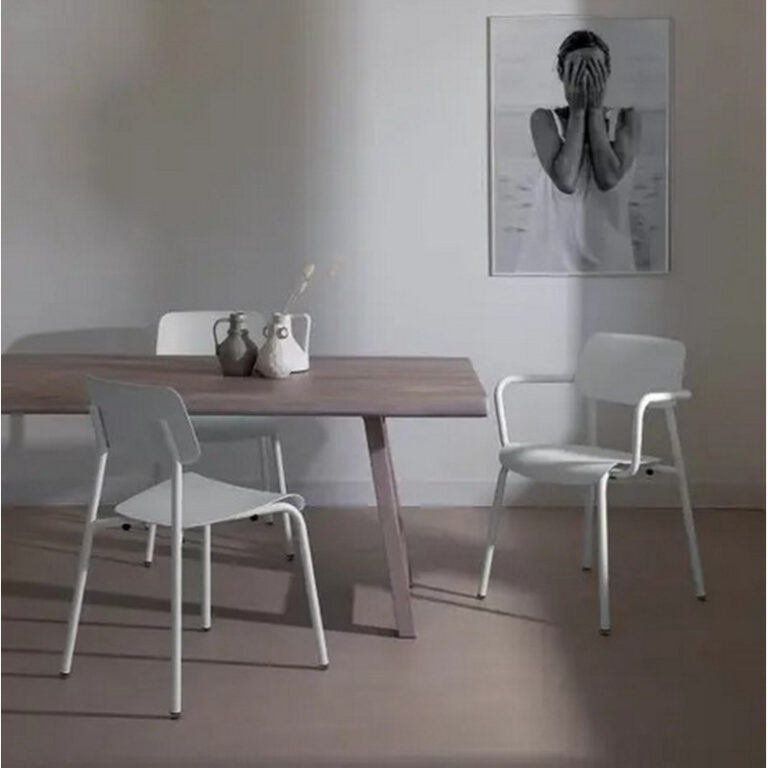 FERMOB - Fauteuil avec accoudoirs bridge FERMOB Studie en métal - 25 coloris