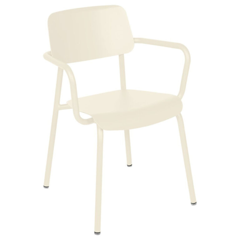 FERMOB - Fauteuil avec accoudoirs bridge FERMOB Studie en métal - 25 coloris