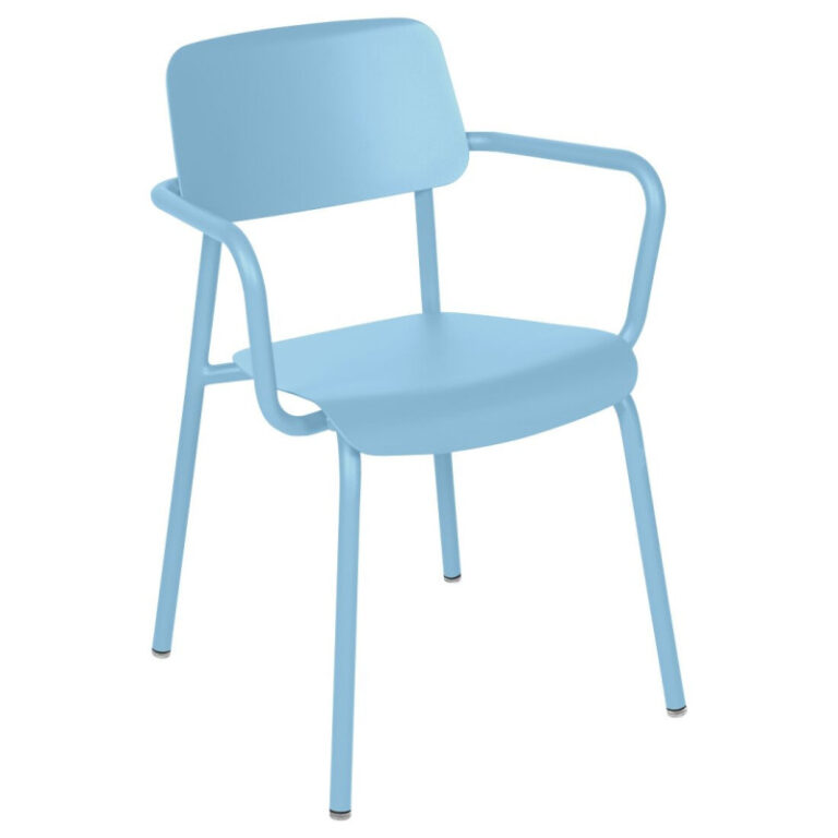 FERMOB - Fauteuil avec accoudoirs bridge FERMOB Studie en métal - 25 coloris