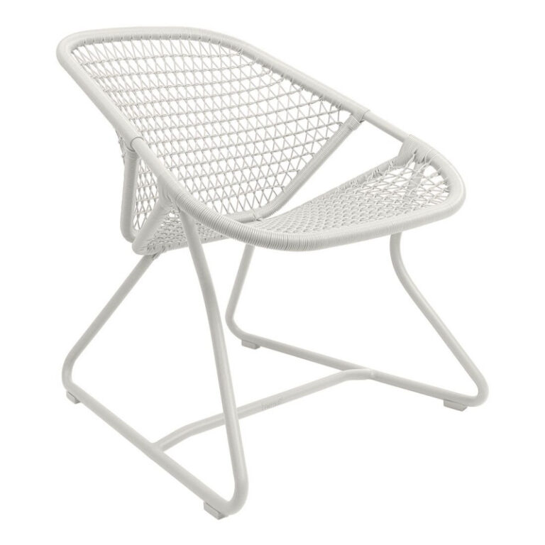 FERMOB - Fauteuil bas FERMOB Sixties en métal - 5 coloris