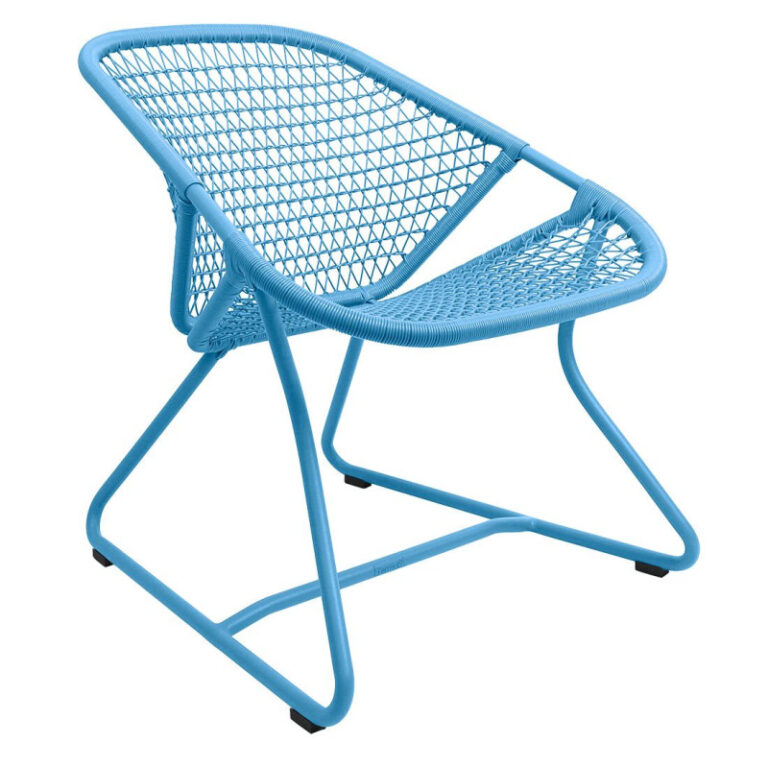 FERMOB - Fauteuil bas FERMOB Sixties en métal - 5 coloris