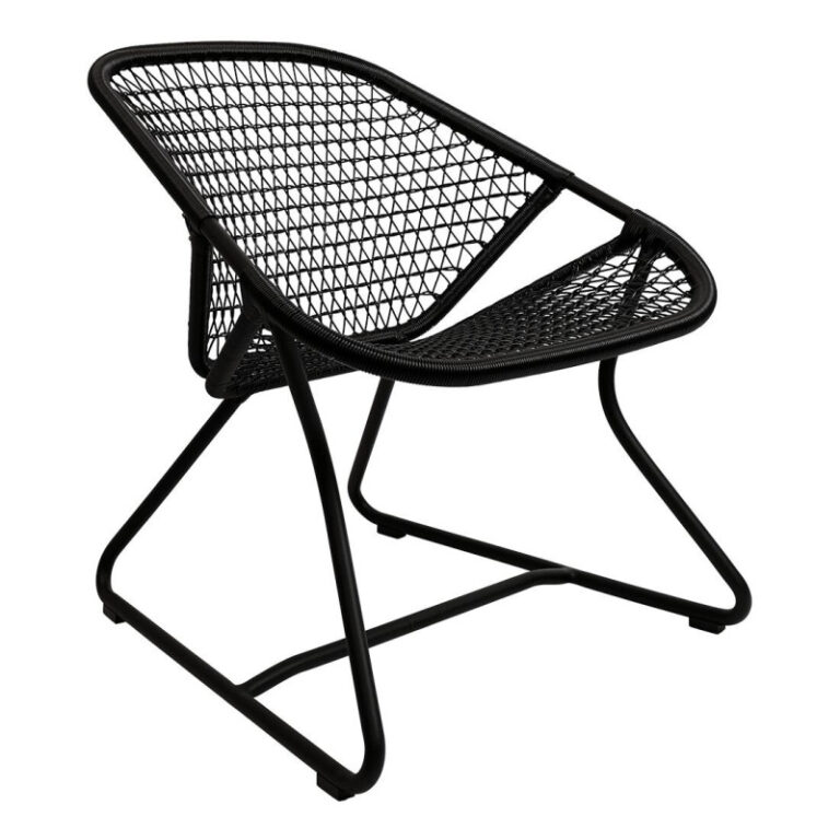 FERMOB - Fauteuil bas FERMOB Sixties en métal - 5 coloris
