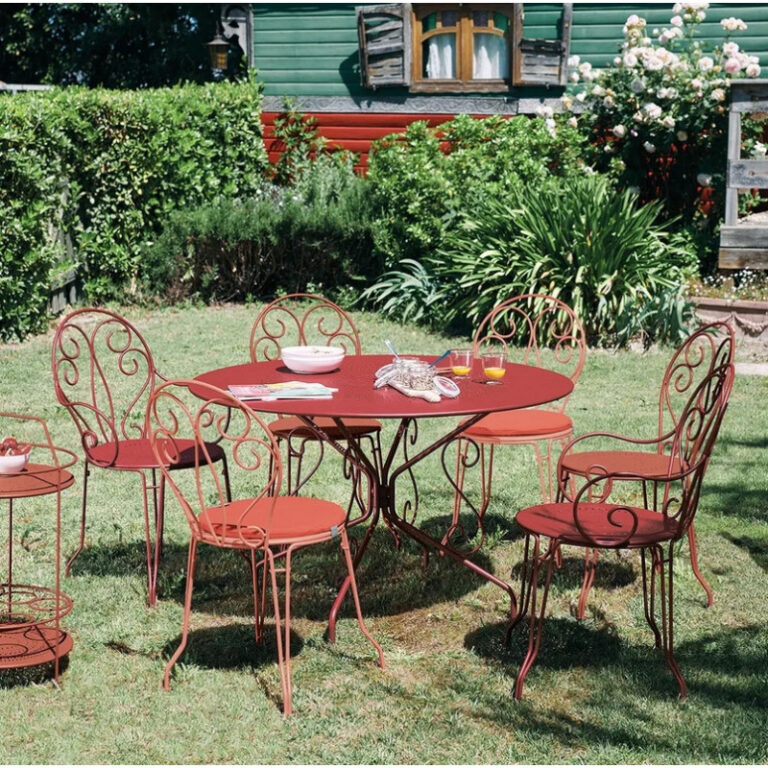 FERMOB - Fauteuil bridge avec accoudoirs FERMOB Montmartre en métal - 17 coloris