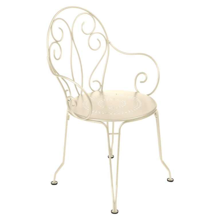 FERMOB - Fauteuil bridge avec accoudoirs FERMOB Montmartre en métal - 17 coloris