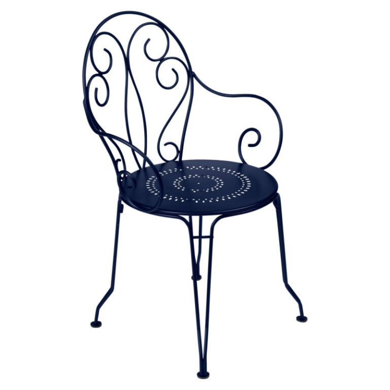 FERMOB - Fauteuil bridge avec accoudoirs FERMOB Montmartre en métal - 17 coloris