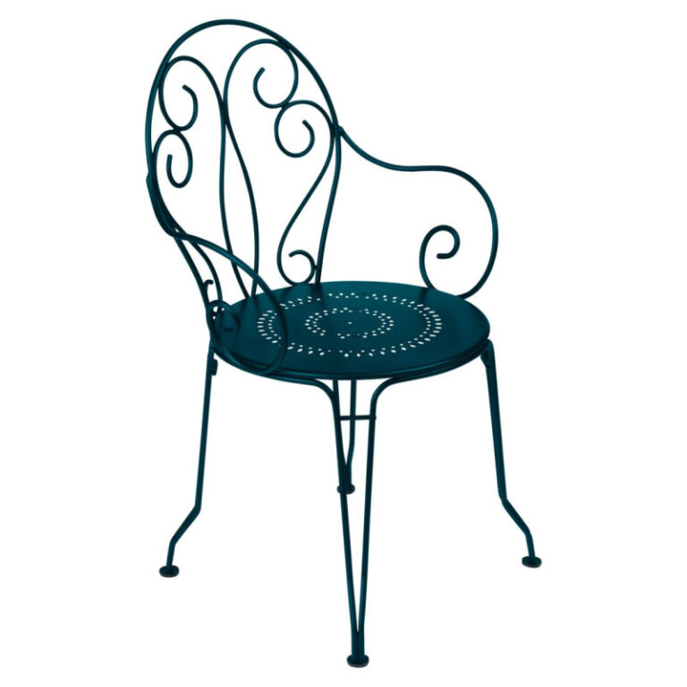 FERMOB - Fauteuil bridge avec accoudoirs FERMOB Montmartre en métal - 17 coloris