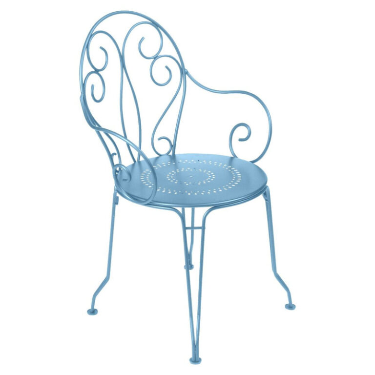 FERMOB - Fauteuil bridge avec accoudoirs FERMOB Montmartre en métal - 17 coloris