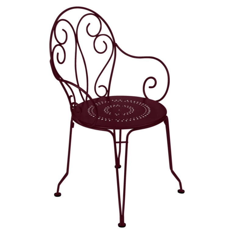 FERMOB - Fauteuil bridge avec accoudoirs FERMOB Montmartre en métal - 17 coloris