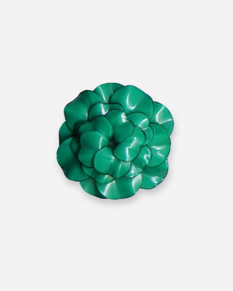 Ciléa Paris - Pendentif Géranium - Maxi – Rouge / Je ne veux pas la chaîne