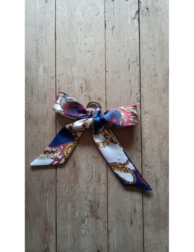 L’Atelier de Patricia - Foulard  sac à main – Bleu marine