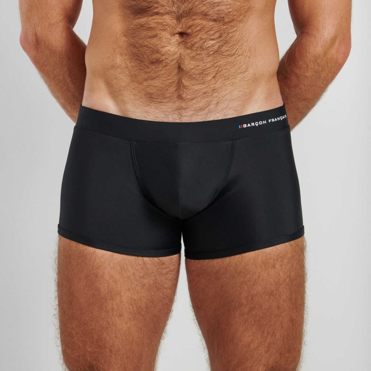 garcon francais boxer de bain noir 0388 64b018bfda2c1 Garçon Français - Boxer de bain noir - broderie