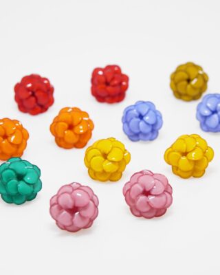 Ciléa Paris - Boucles doreilles Géranium  Mini