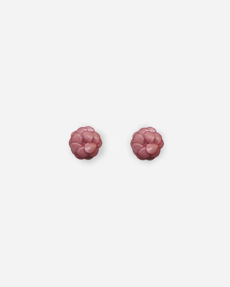 Ciléa Paris - Boucles d'oreilles Géranium - Mini – Bleuet / Tige (Oreilles percées)