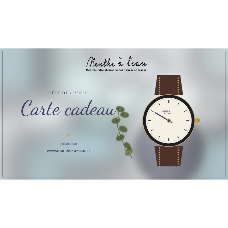giftcard carte cadeau 100 Menthe à l'eau - Carte cadeau - 100€