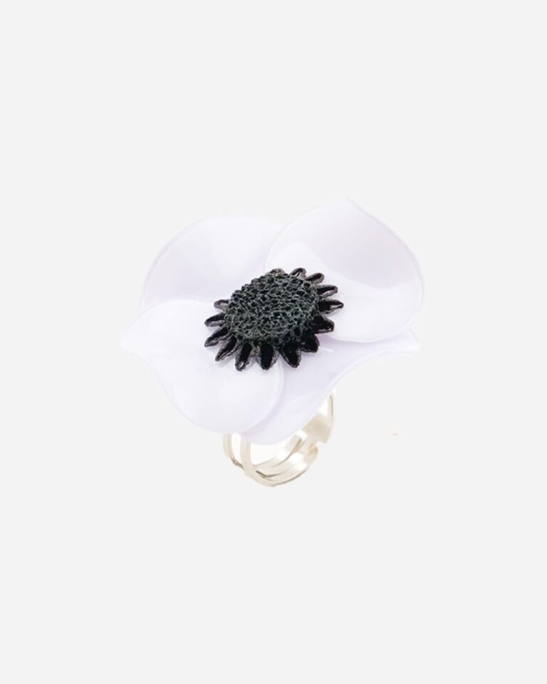 Ciléa Paris - Bague Anémone - Grand – Ivoire
