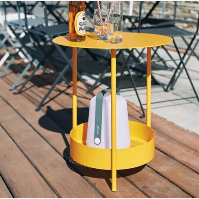 FERMOB - Guéridon table d'appoint FERMOB Salsa 50cm en métal - 25 coloris
