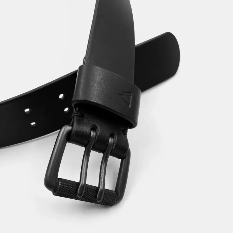 Darksails - Ceinture Cuir Noir Sur-Mesure