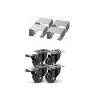 Le Marquier - Kit de roues de meubles de cuisine LE MARQUIER pour cuisine dextérieur