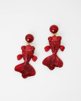 Ciléa Paris - Boucles d’oreilles pendantes poisson Koï