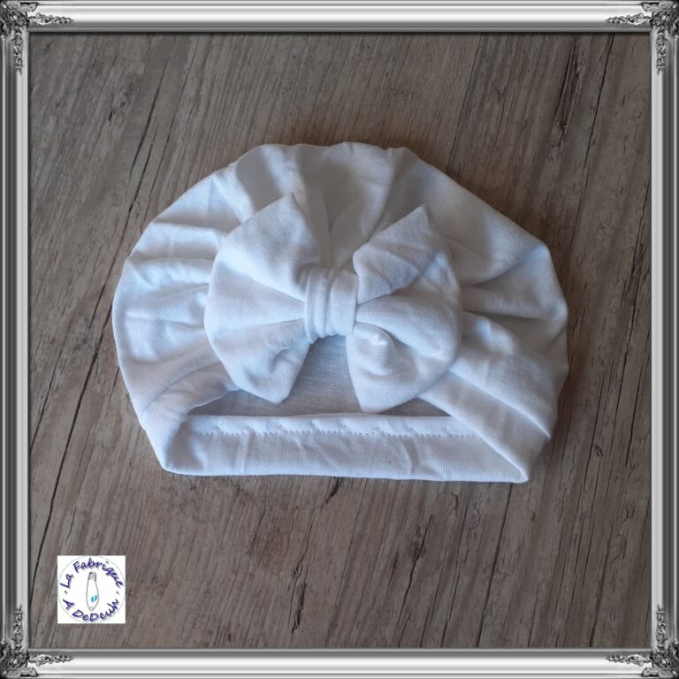 La Fabrique A DeDeuh - LOT: 4 Turbans en jersey extensible - finition au choix - Oeko-Tex – adulte