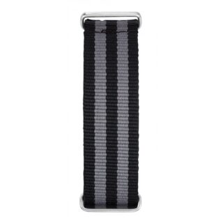 Menthe à l’eau - bracelet Homme SILVER noir gris
