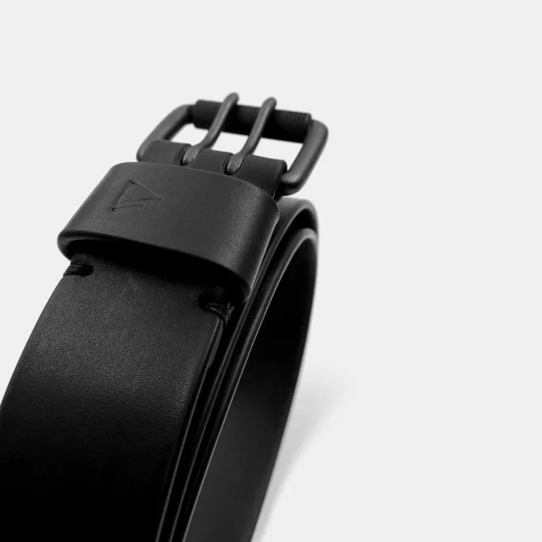 Darksails - Ceinture Cuir Noir Sur-Mesure