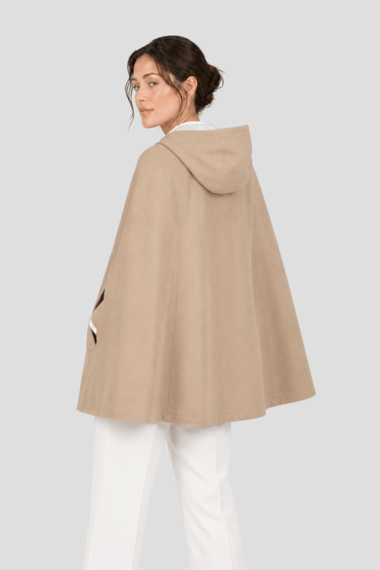 Coulange - Manteau Cape beige C32 – 46
