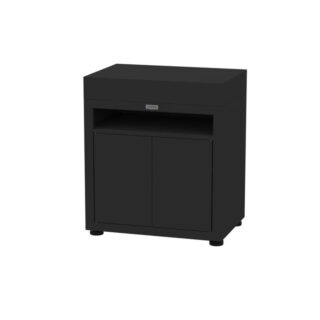 Le Marquier - Meuble avec tablette LE MARQUIER pour cuisine dextérieur 80x55cm noir