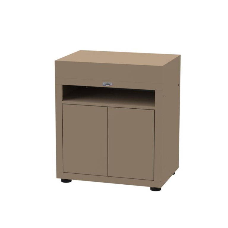 LE MARQUIER - Meuble avec tablette LE MARQUIER pour cuisine d'extérieur 80x55cm taupe