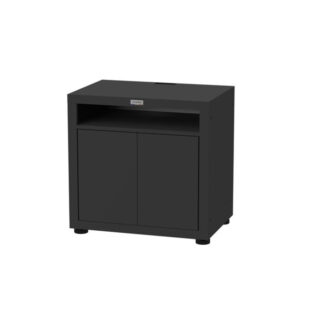 Le Marquier - Meuble cuisson avec tablette LE MARQUIER pour cuisine dextérieur 80x55cm noir