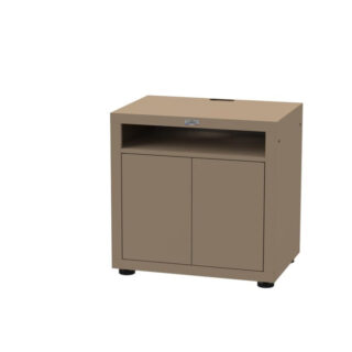 Le Marquier - Meuble cuisson avec tablette LE MARQUIER pour cuisine dextérieur 80x55cm taupe