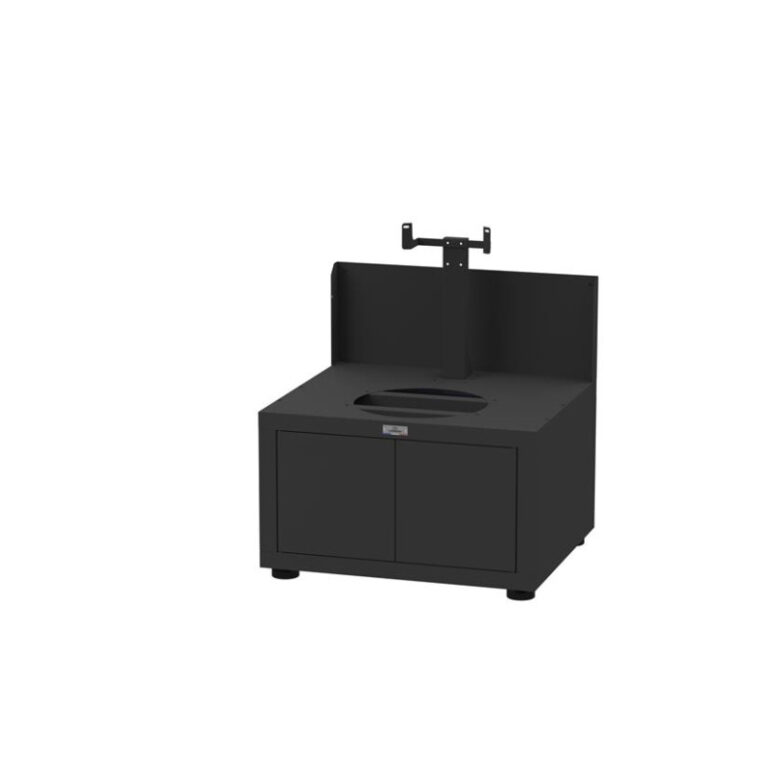 LE MARQUIER - Meuble kamado LE MARQUIER pour cuisine d'extérieur 80x70cm coloris noir
