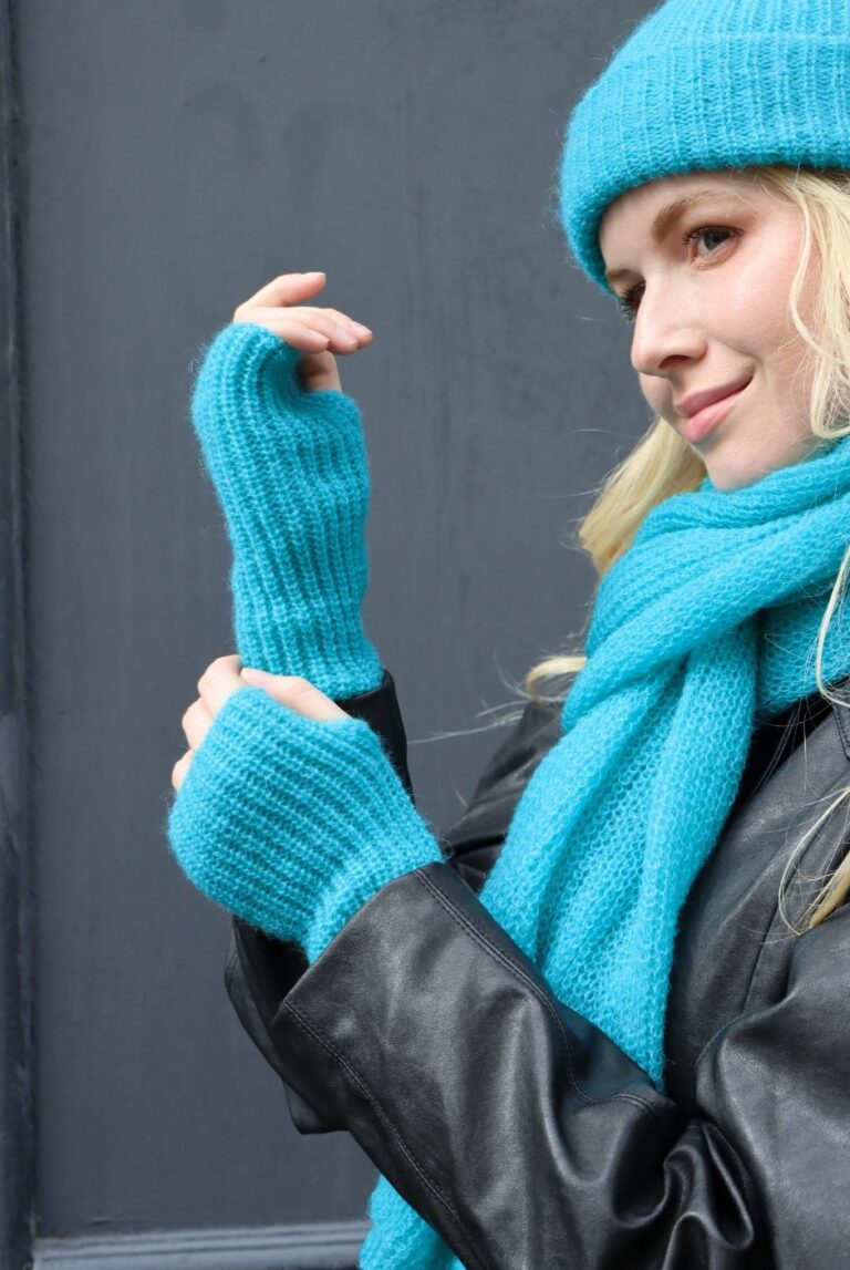 mitaines pauline 1 maison-bonnefoy - Mitaines Pauline – Turquoise (Pauline)