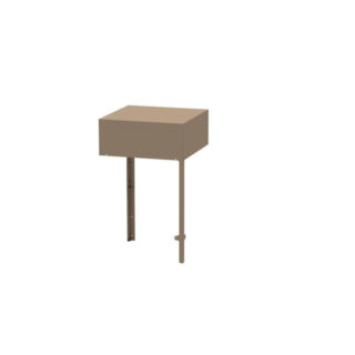 Le Marquier - Module dangle LE MARQUIER pour cuisine dextérieur coloris taupe