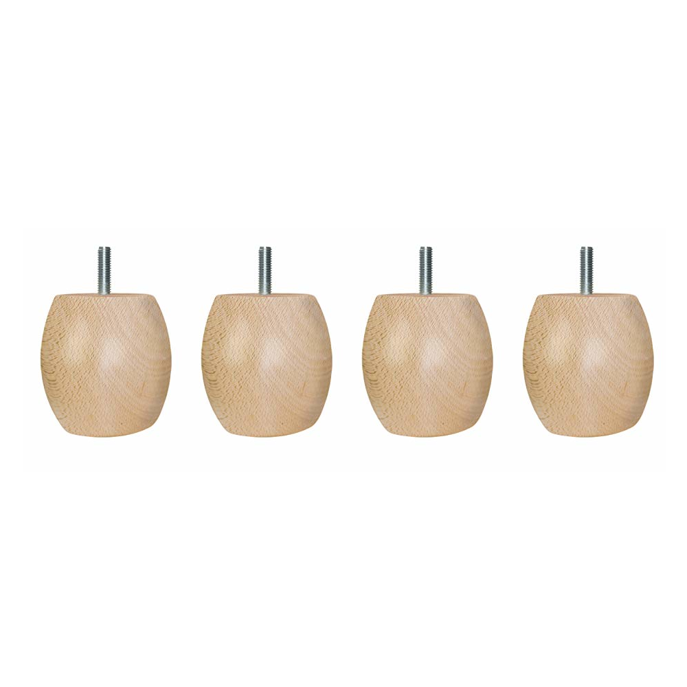 mts 3MGPBF V2 COSI PAR CAMIF - Lot de 4 pieds de lit boule 7 cm