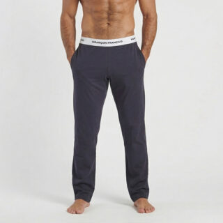 Pantalon pyjama bleu marine par la marque Garçon Français Garçon Français - Pantalon pyjama bleu marine