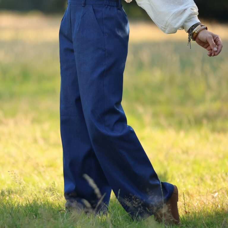 Quintessence - Pantalon Tino - Jean de coton bleu – 3XL