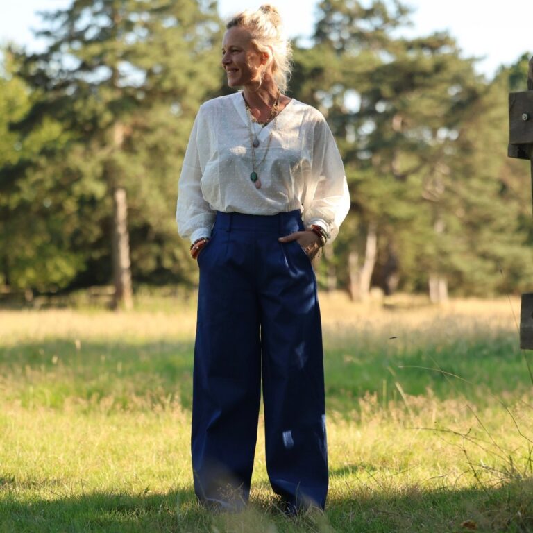 Quintessence - Pantalon Tino - Jean de coton bleu – 3XL