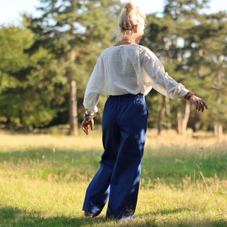 Quintessence - Pantalon Tino - Jean de coton bleu – 3XL