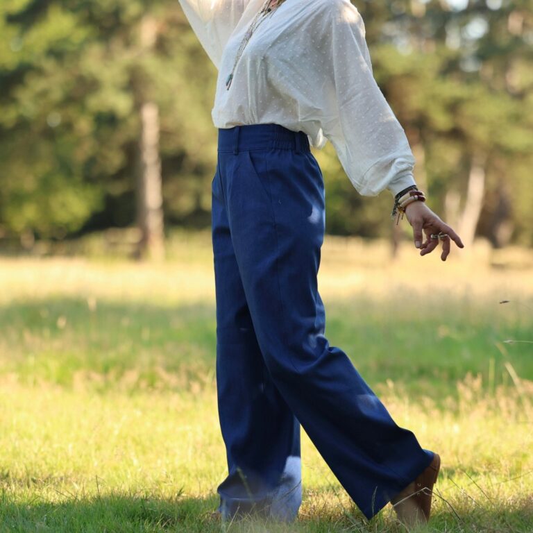 Quintessence - Pantalon Tino - Jean de coton bleu – 3XL