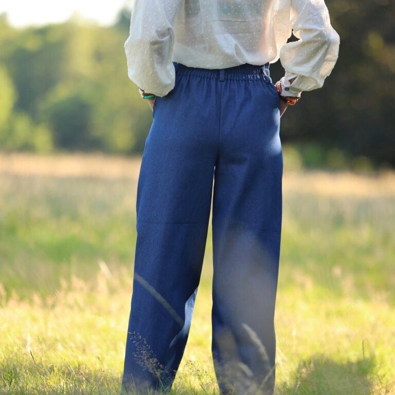 Quintessence - Pantalon Tino - Jean de coton bleu – 3XL