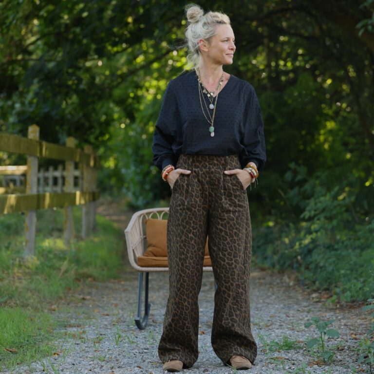 Quintessence - Pantalon Tino - Sergé de coton Léo – 3XL