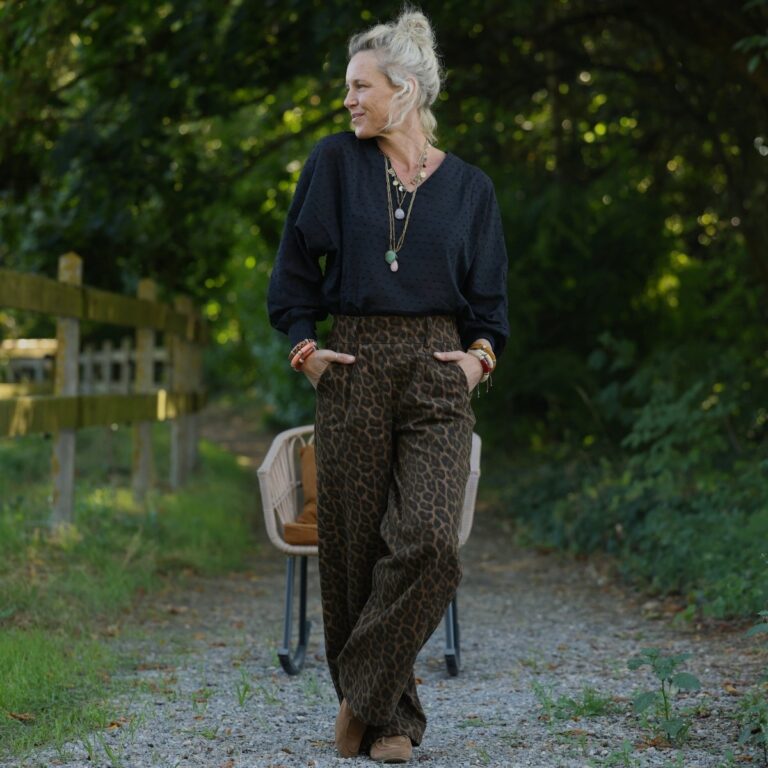Quintessence - Pantalon Tino - Sergé de coton Léo – 3XL