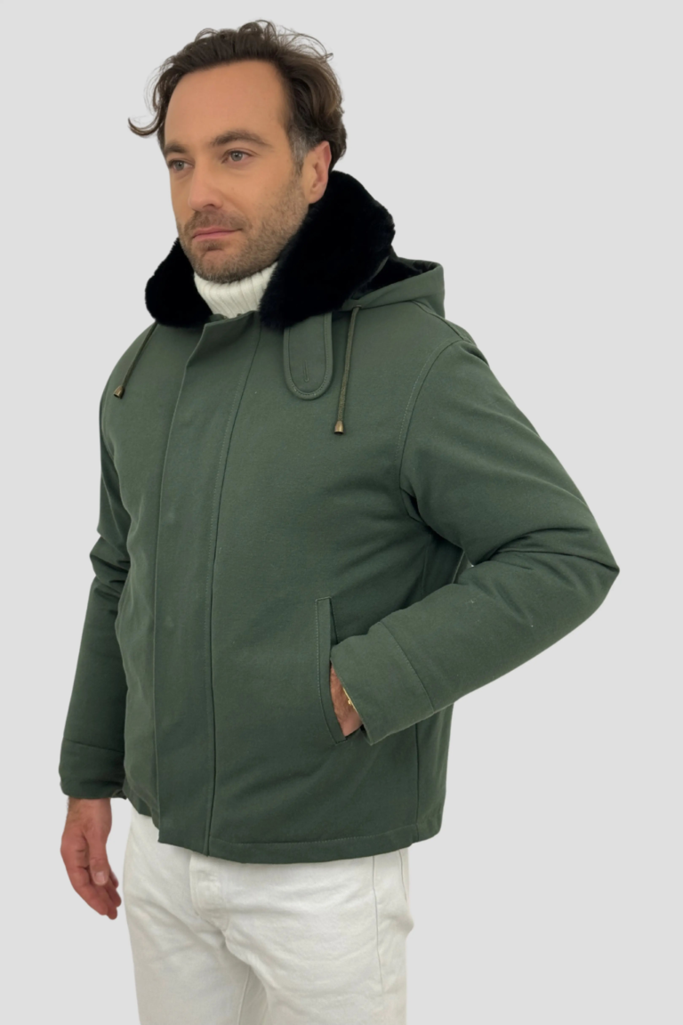 Coulange - Parka Heritage verte kaki – 3XL