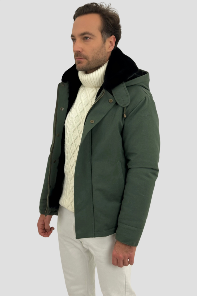Coulange - Parka Heritage verte kaki – 3XL